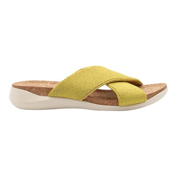 ARCOPEDICO Women’s Pantanal H80 Knit Slides in the Size 40/9 US in Mustard Color - Picture 6 of 15